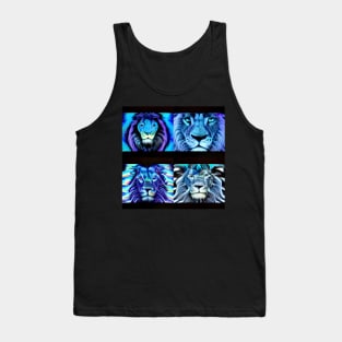 FOUR BLUE LIONS Tank Top